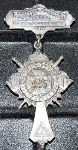 1904 antique masonic knight - 1904,