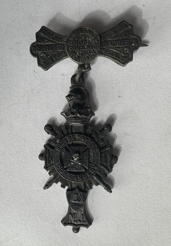 Antique 1883 knights templar - knights,