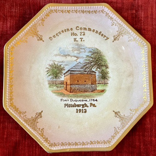Antique 1912 fort plate - antique,